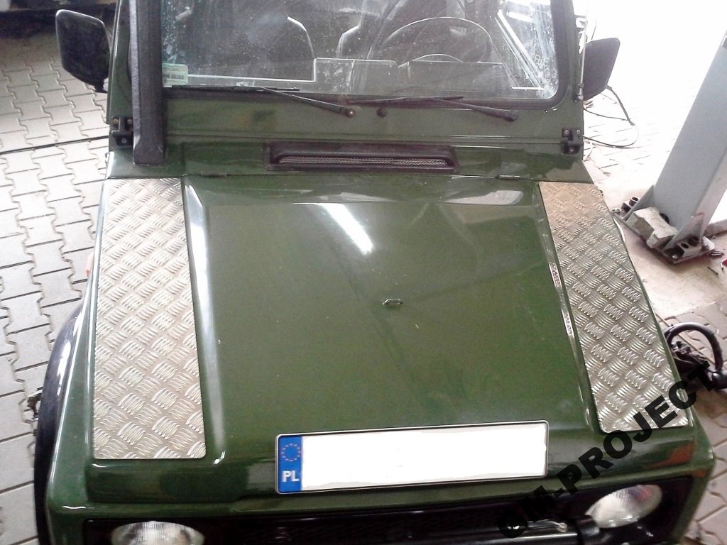 Alu панели для капота Suzuki Samurai Santana SJ FV