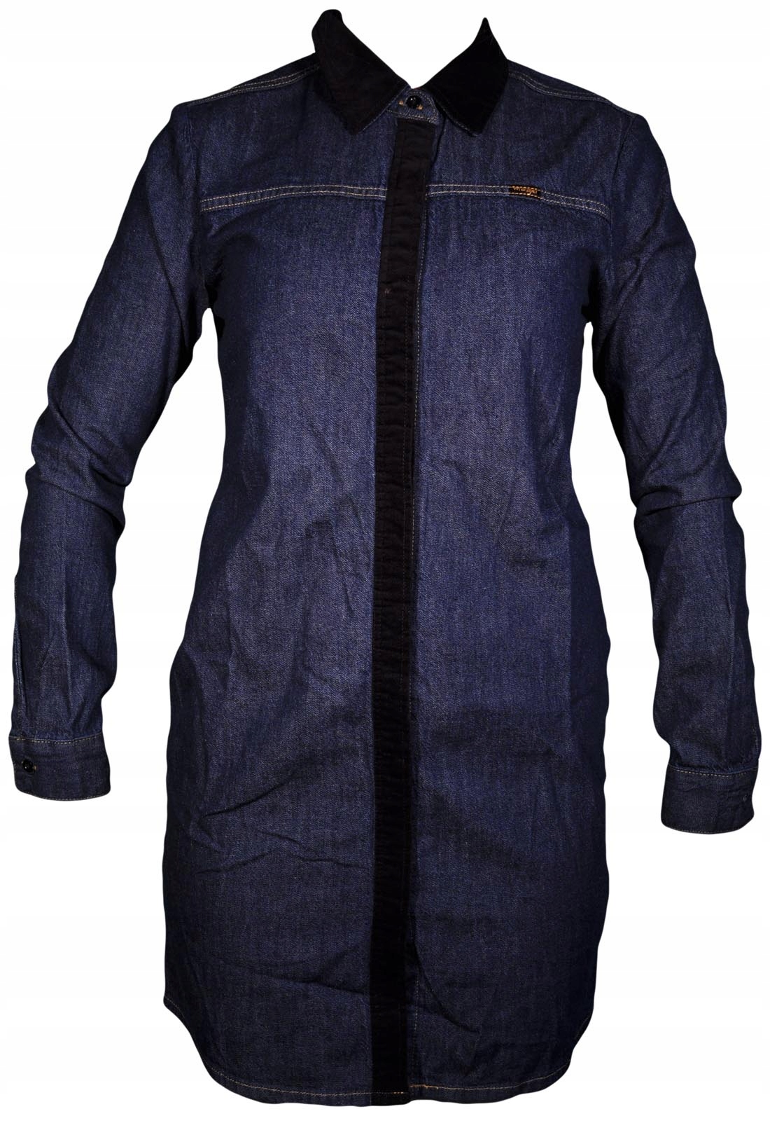 Wrangler šaty Jeans modrá Shirtdress Xs 34