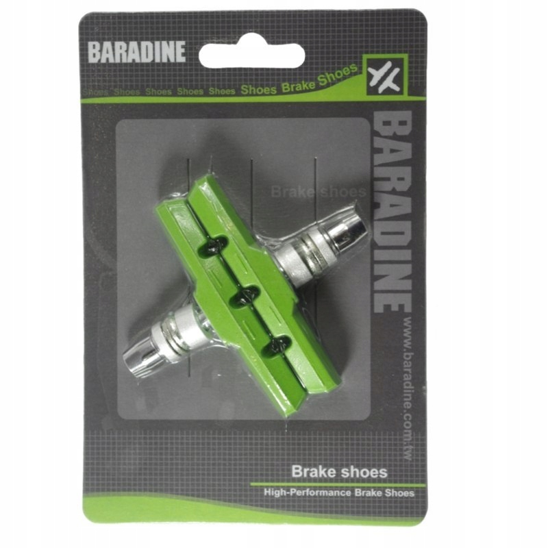 

Klocki hamulcowe Baradine 947V zielone V-Brake