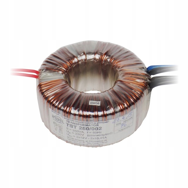 Toroidní Transformátor Tst 250/002 2x12V-2x10A41