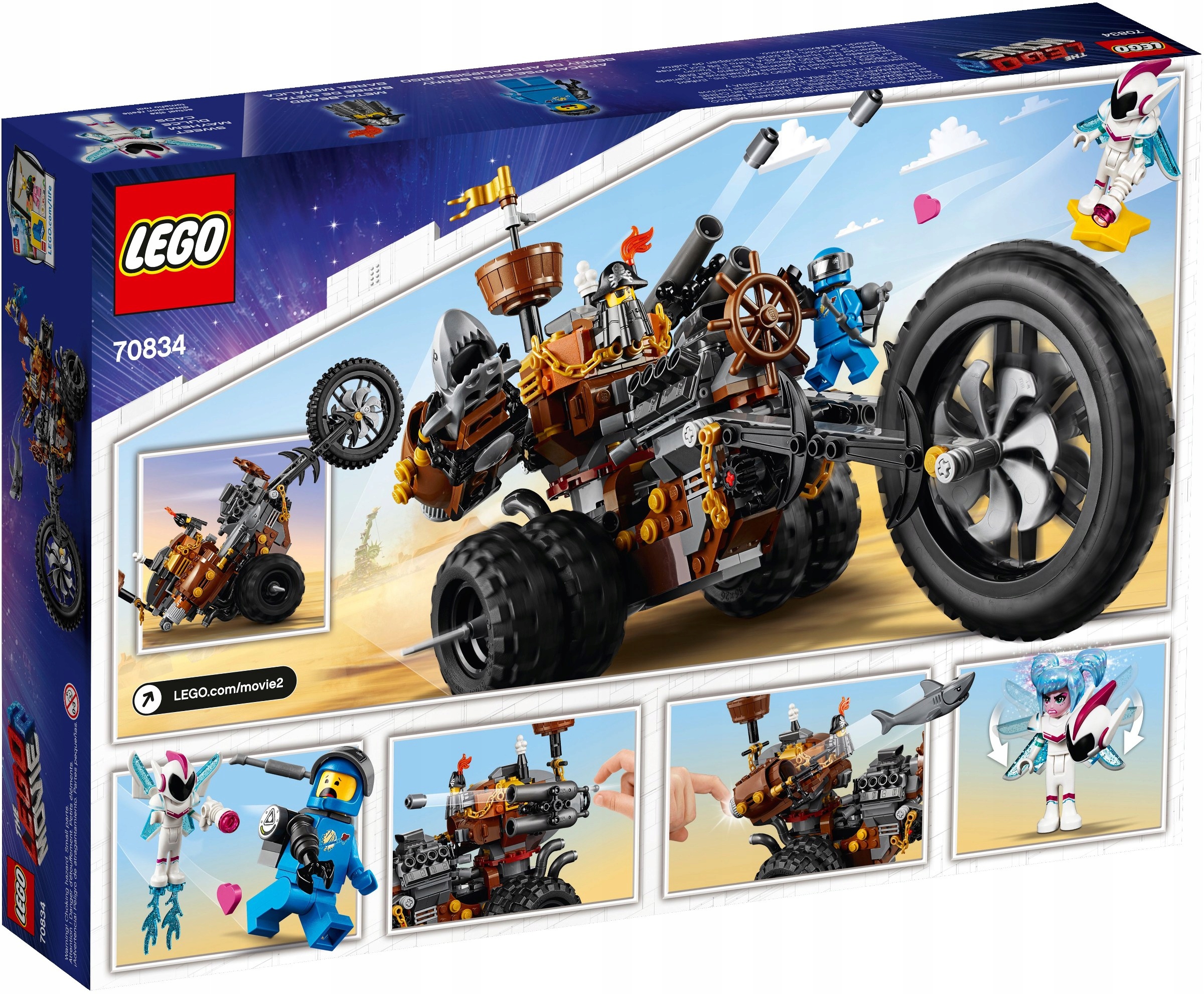 Lego Movie 2 70834 Ocelákova motorová tříkolka Heavy Metal!
