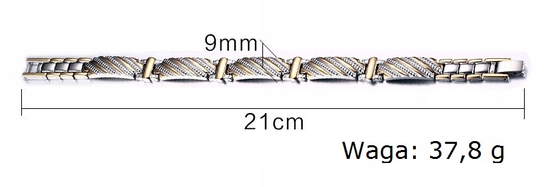 LECZNICZA BRANSOLETA DAMSKA IDEALNA NA PREZENT Marka Inna marka