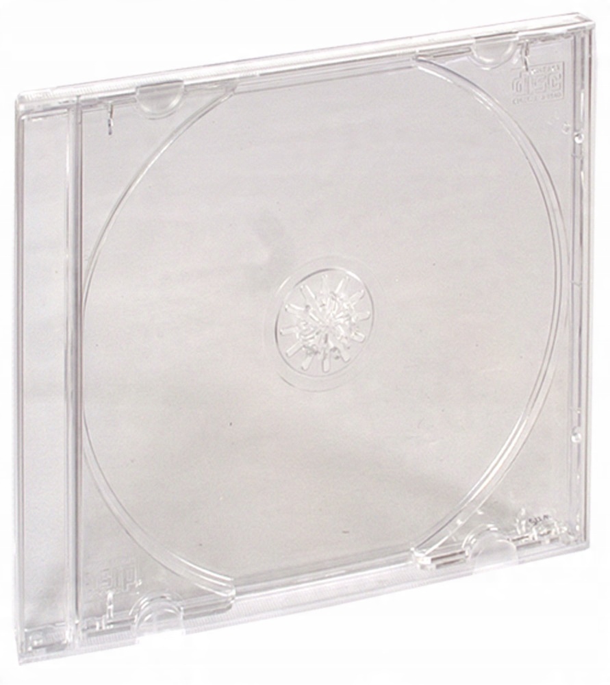

Pudełka na 1 x CD Jewel Case Clear 100sztuk WaWa