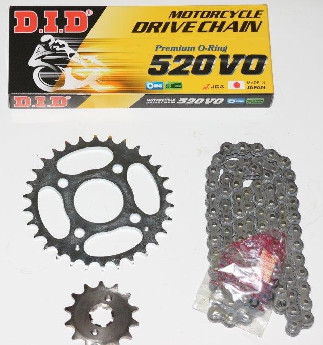 NAPĘD ŁAŃCUCH ZĘBATKA DID KYMCO MXU MXER 150