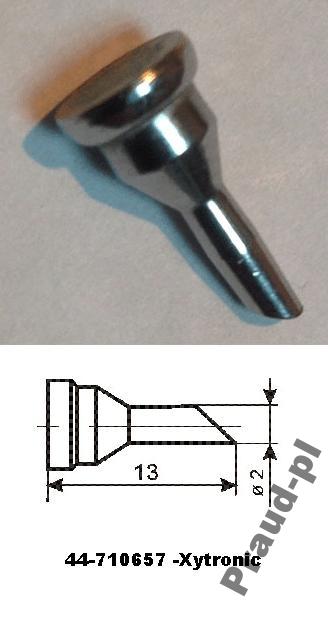 Grot 44-710657 Xytronic typu walec ścięty, 2 mm