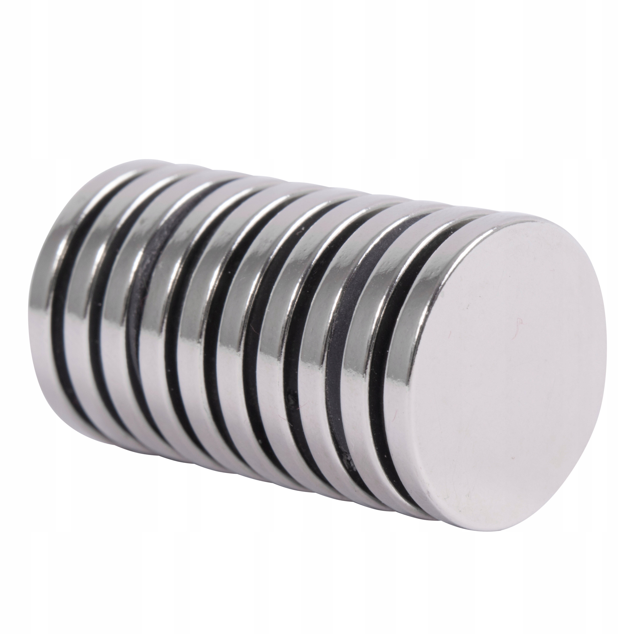 НЕОДИМОВЫЙ МАГНИТ с ЦИЛИНДРИЧЕСКОЙ головкой 20x3 мм МОЩНЫЙ - 10 ШТ