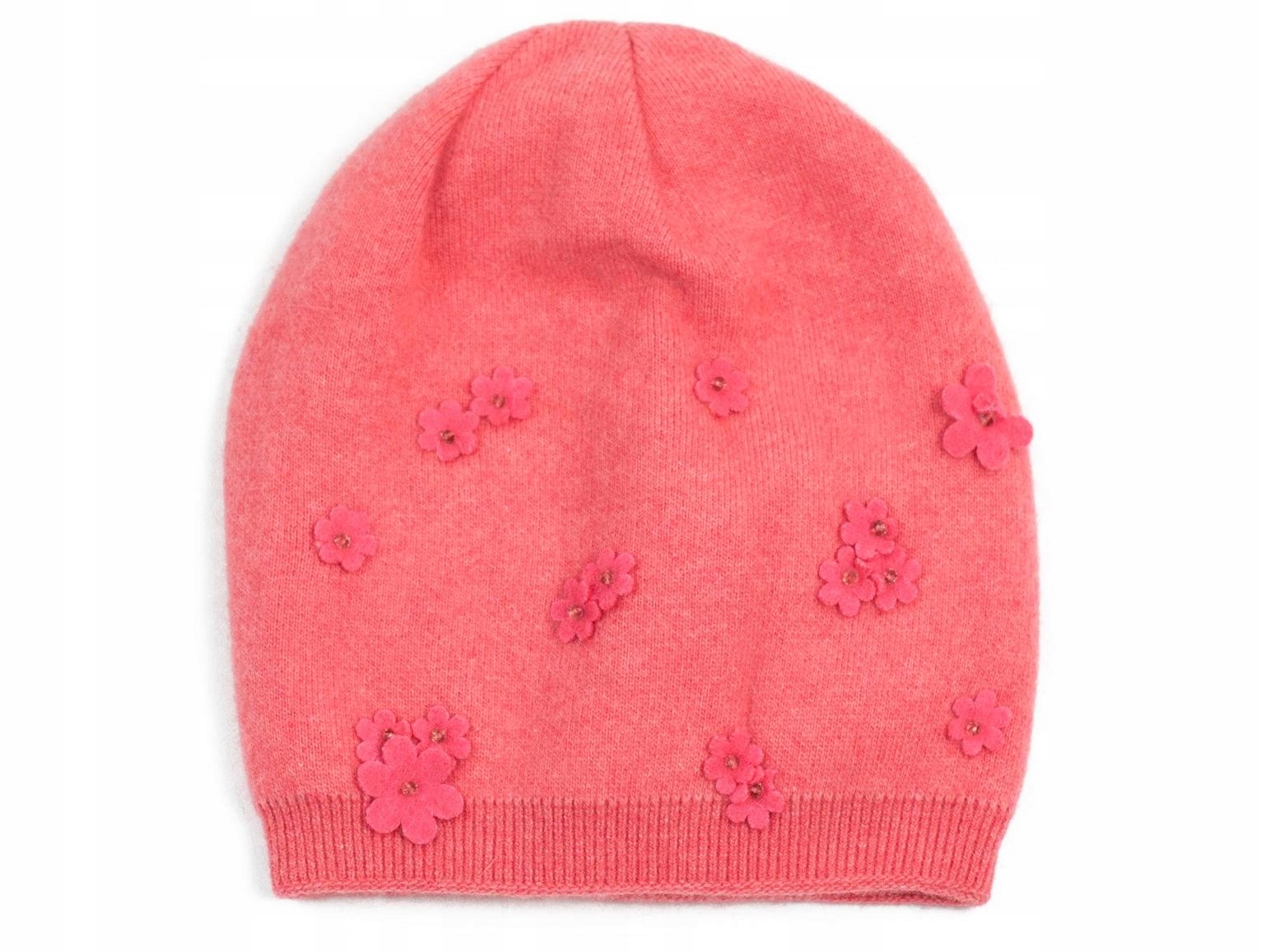 

Szaleo elegancka Czapka ciepła Kwiaty cz15372-1