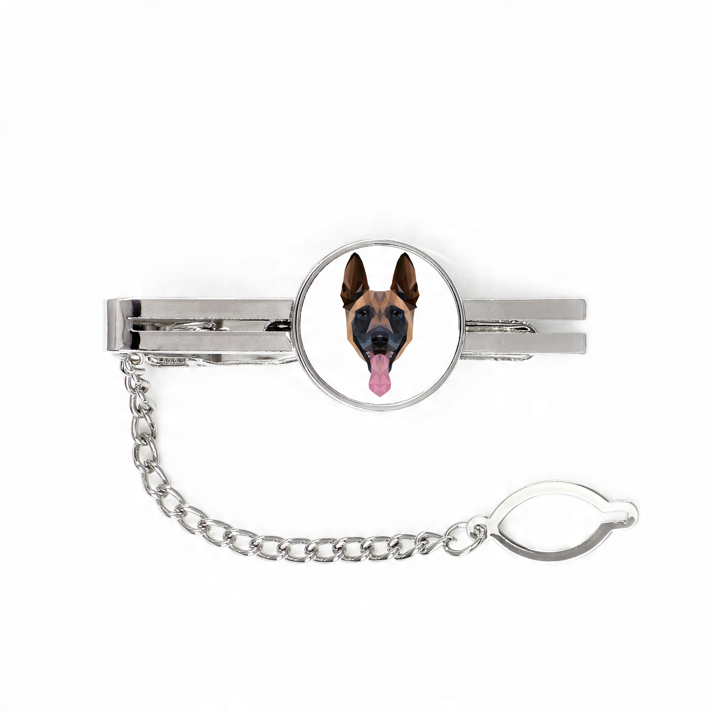 

Malinois pies geometryczny Spinka do krawata