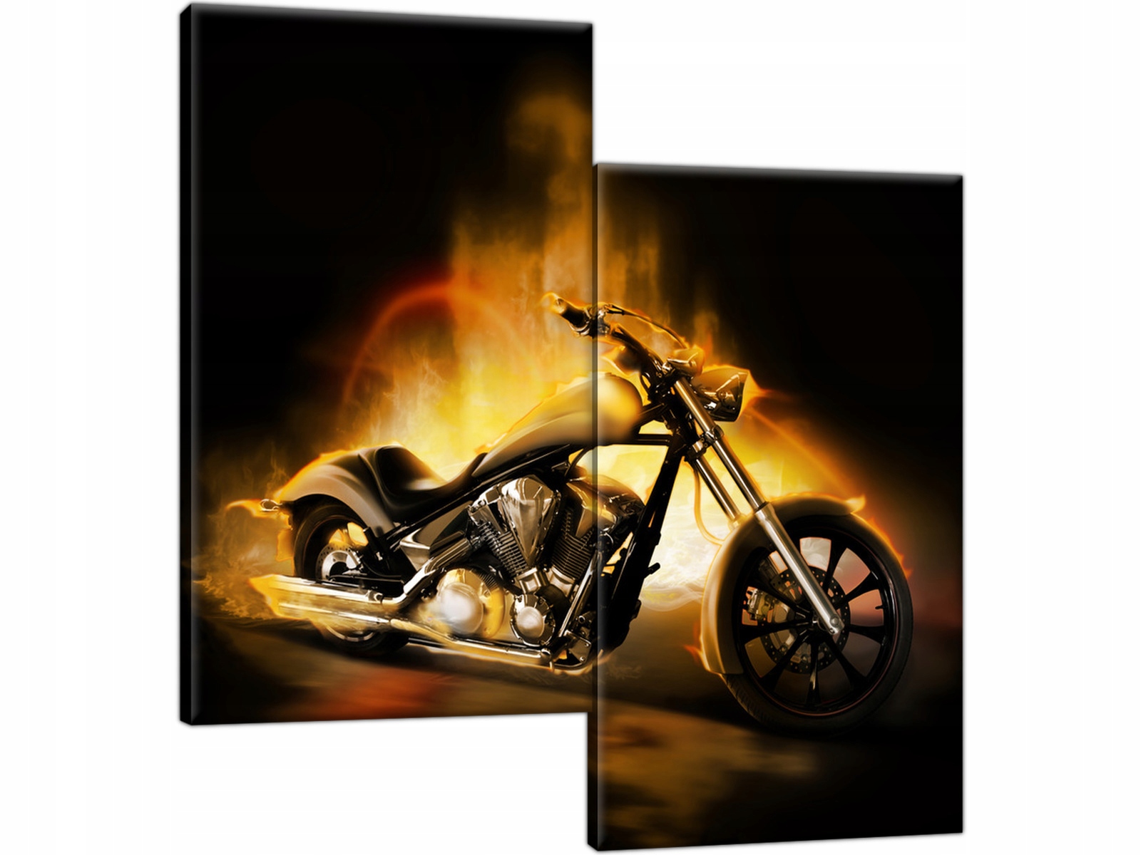 

Motocykl motor Prezent 60x60 Obraz dwuelementowy 2