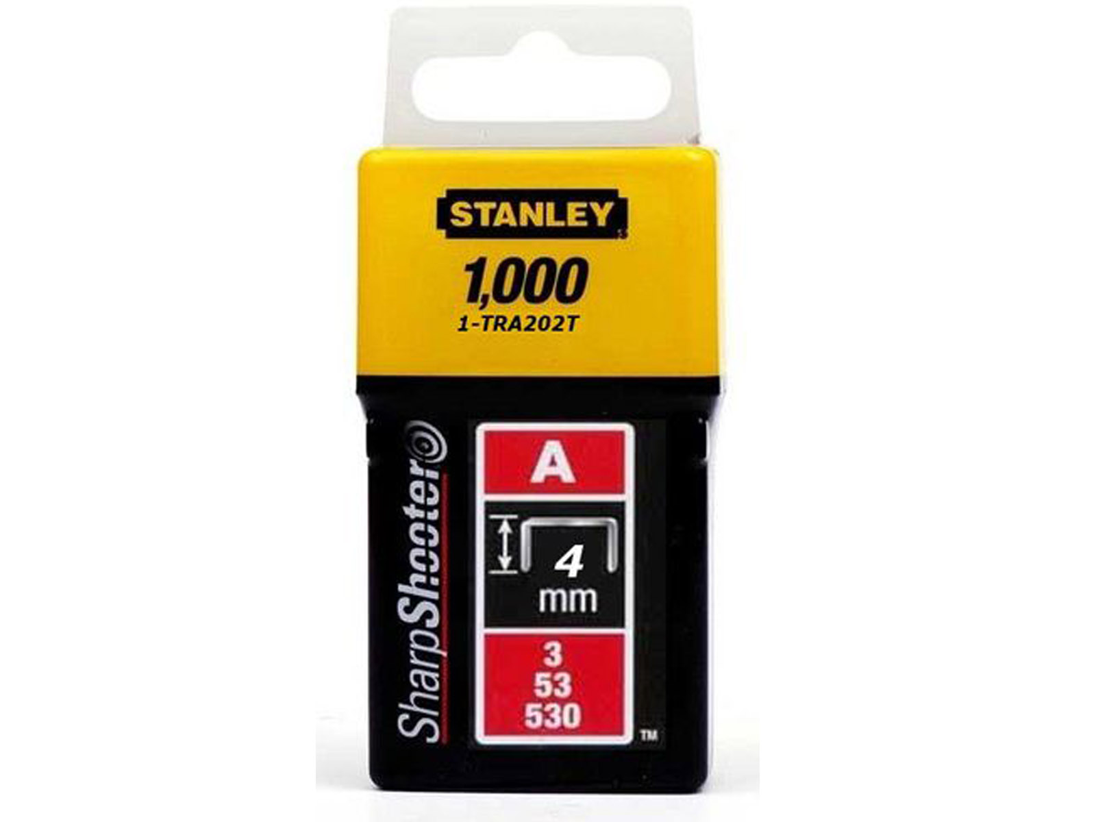Zszywki Stanley 4 mm srebrne 1000 sztuk