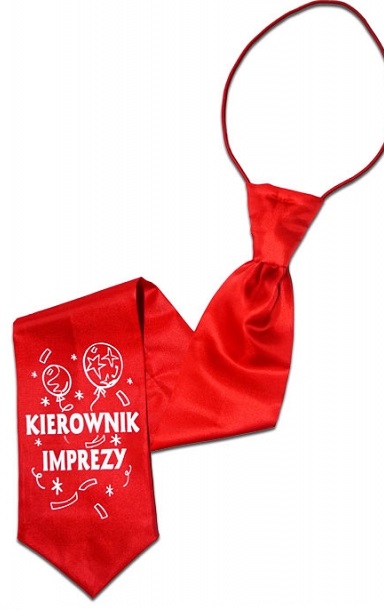 

Krawat Kierownik Imprezy dla Faceta 40 50