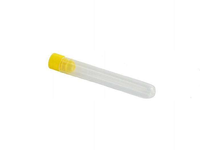 

Probówka Pp 12x75 mm z korkiem żółtym 100 szt.