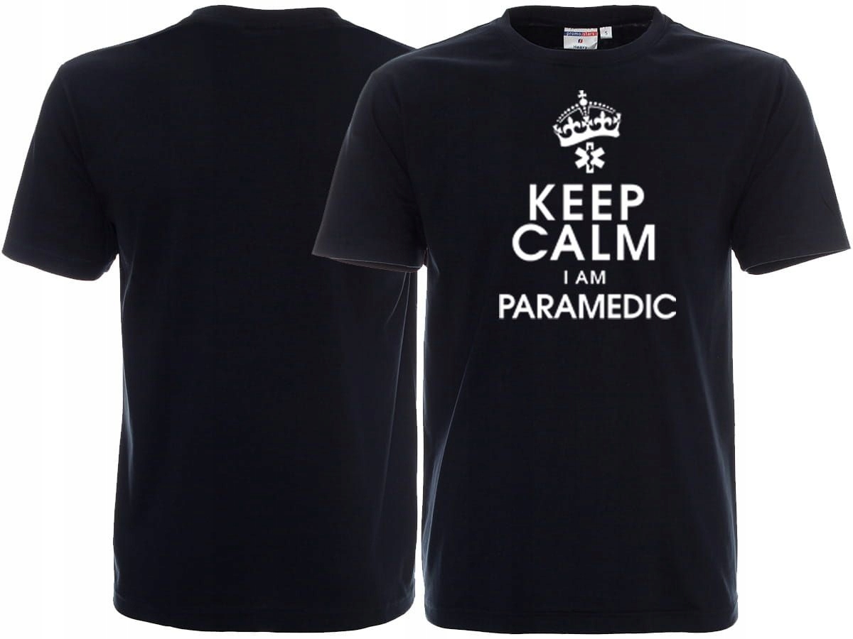 

Koszulka Keep Calm I Am Paramedic Ratownik Medyczn