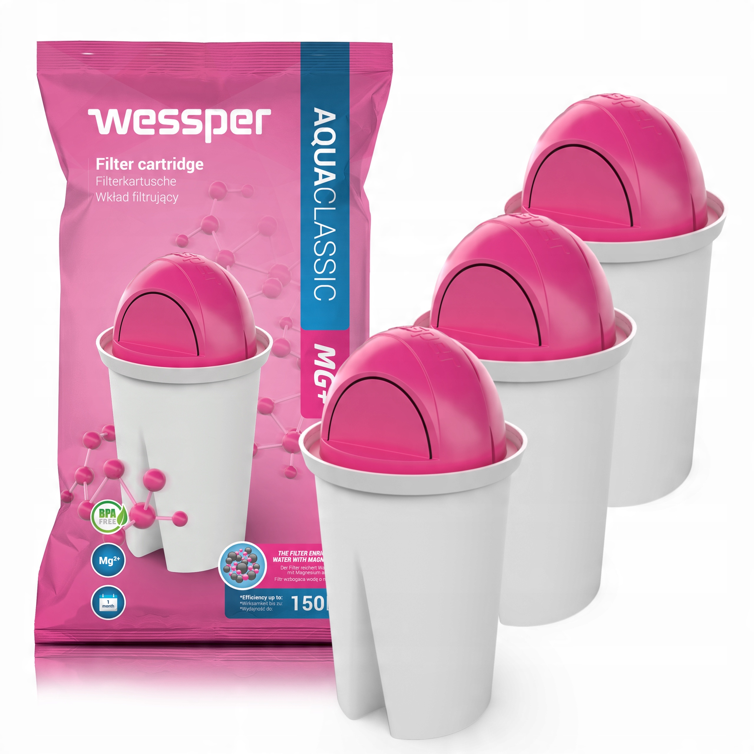 

Wessper Filtr Magnezow Magnez Mg+ brita dafi bwt 3