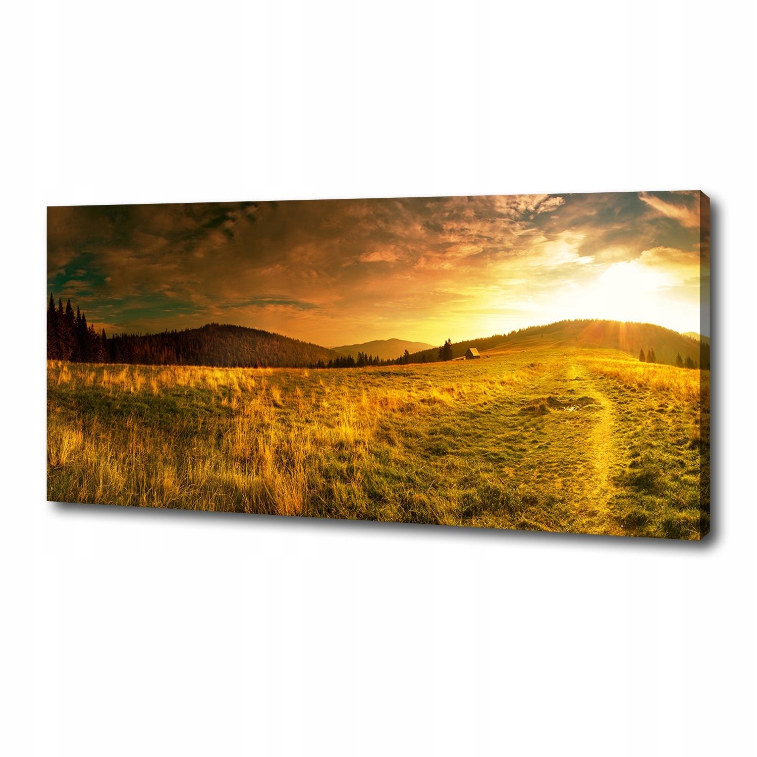 

Foto obraz na płótnie Panorama Tatr 125x50 cm