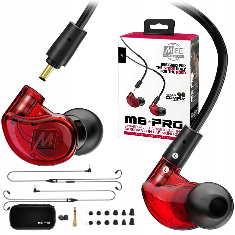 

Słuchawki Dokanałowe Mee Audio M6 Pro G2 Mikrofon