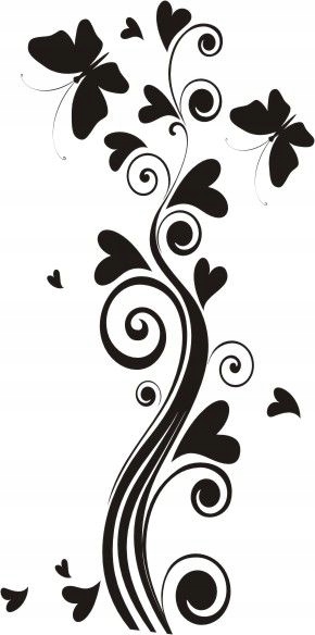 

Naklejka na ścianę Kompozycja z motylami 11