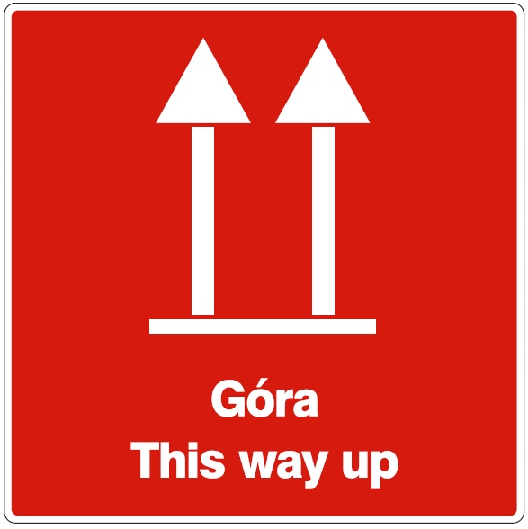 

Nalepki Naklejki Na Paczke Góra Strzałki Do Góry