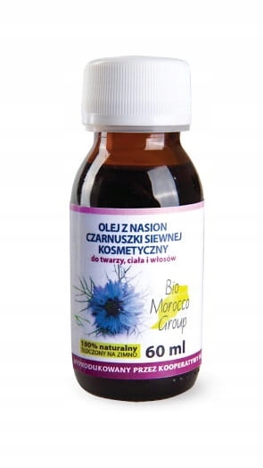 Bio Olej z Czarnuszki kosmetyczny 50 ml Maroko