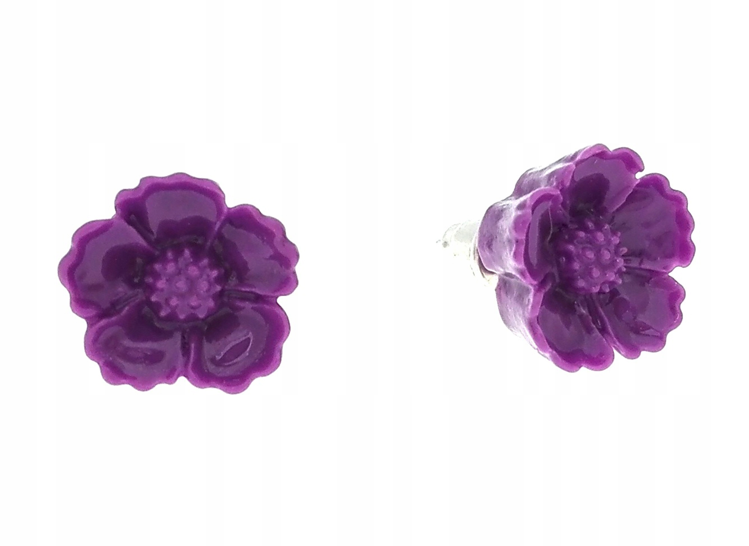 

Kolczyki kwiaty kwiatuszki fioletowe kwiat flower