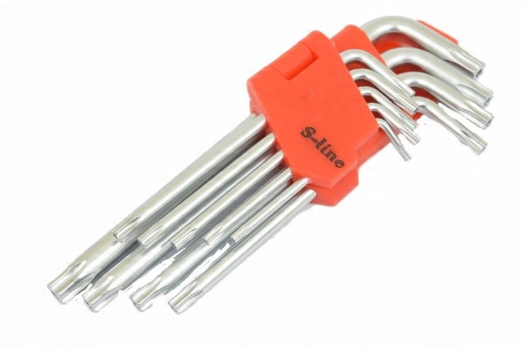 

Torxy klucze Torx 9cz. klucz imbus T10-T50 Nowe Ok