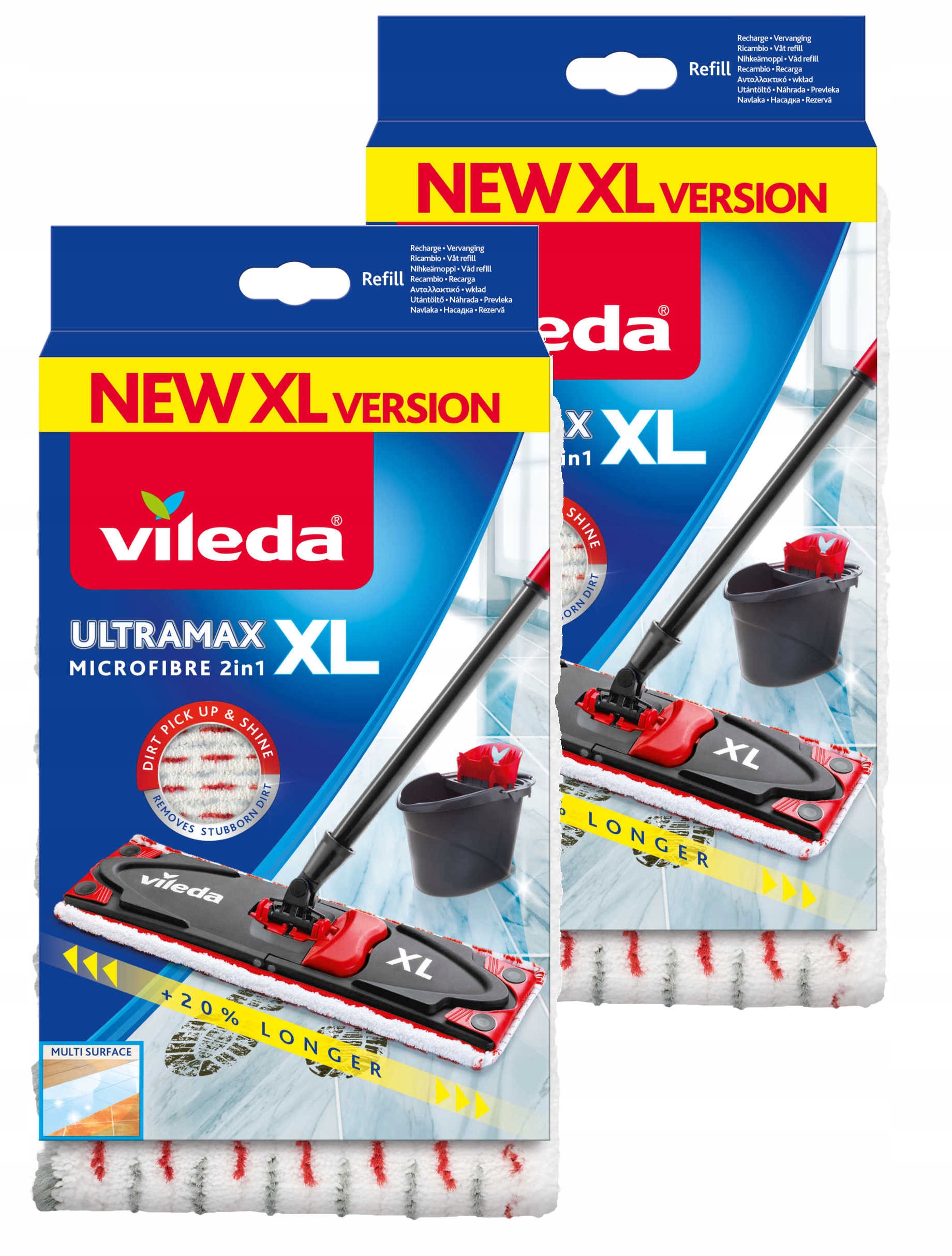 

Vileda wkład do mopa Ultramax Ultramat XL 2 sztuki