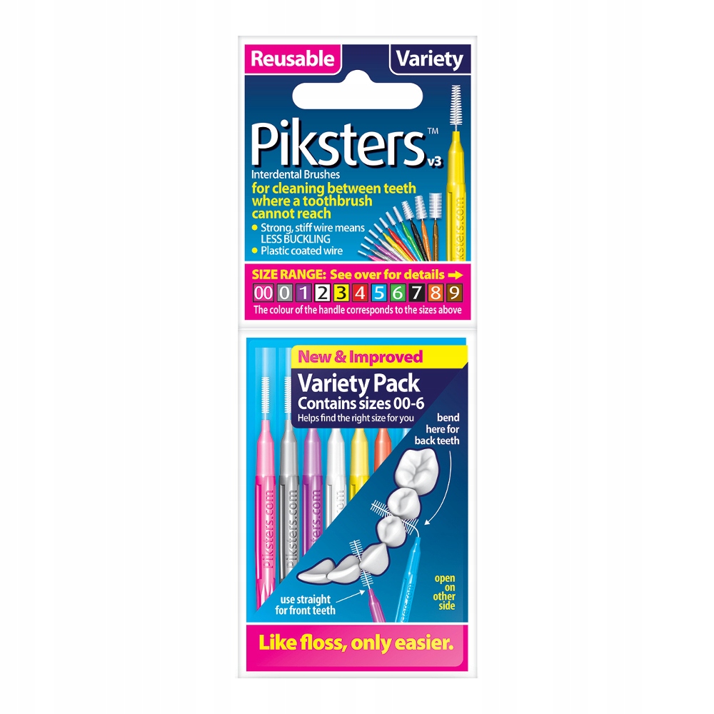 

Piksters Regular szcz. międzyzębowe 8szt Size.00-6
