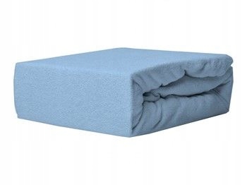 

Prześcieradło Frotte z gumką 180g/ Błękit 160x200