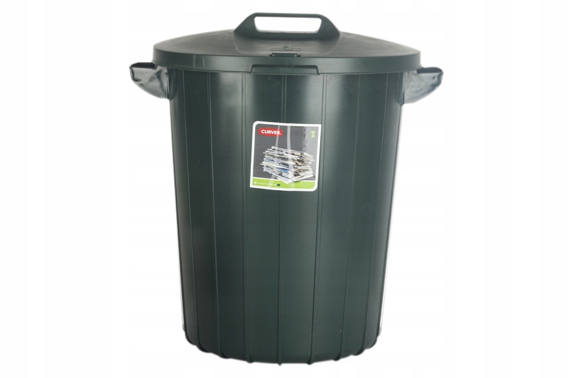Levně Plastový Odpadkový koš Curver 90l, zelený
