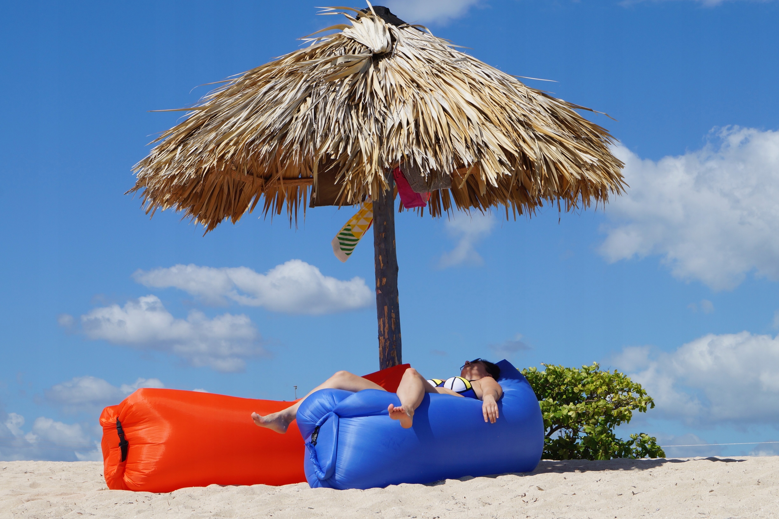 LAZY BAG SOFA MATERAC LEŻAK NA POWIETRZE GRANAT Kod producenta TUR-LBAG-DBL