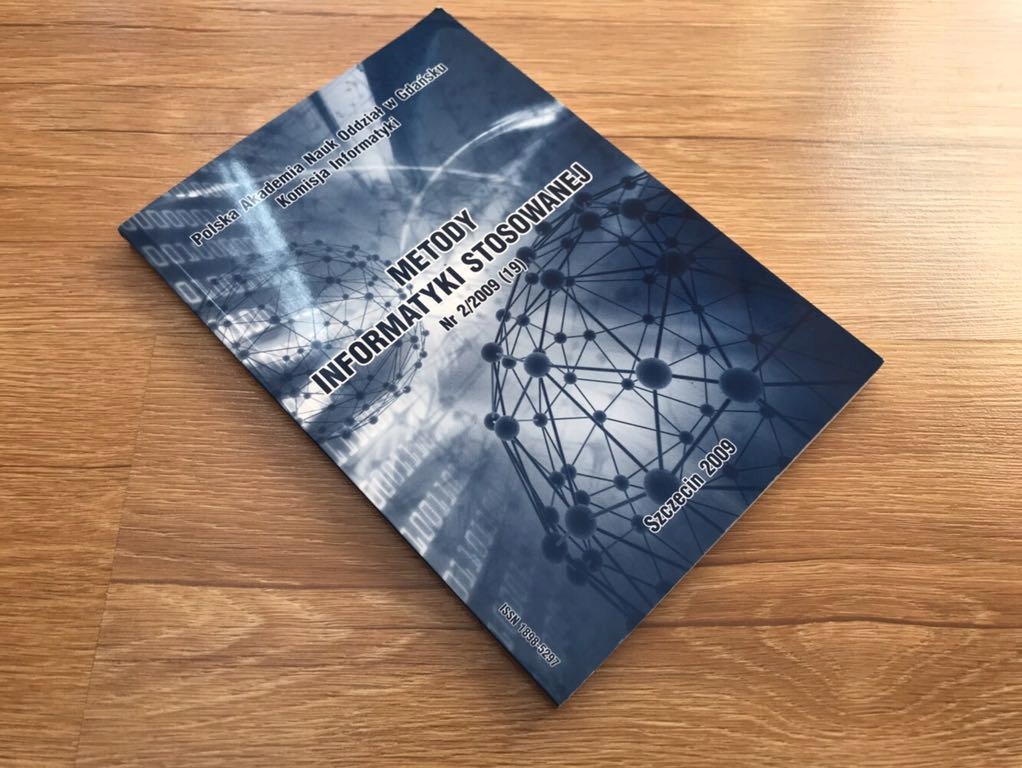 Metody informatyki stosowanej 2/2009 (19) ISSN 18985297