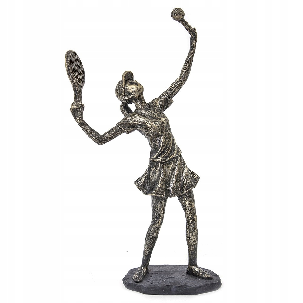 

Figurka Tenisistka Złota Grafitowa 22cm Tenis 20