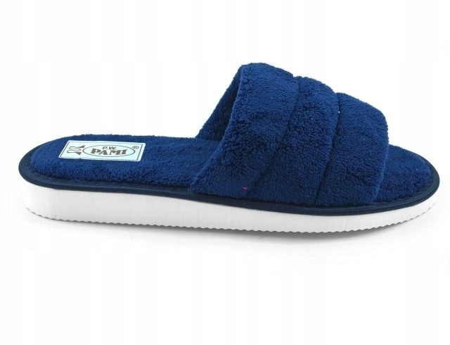 Polskie kapcie pantofle domowe Frotka Nieb r. 36