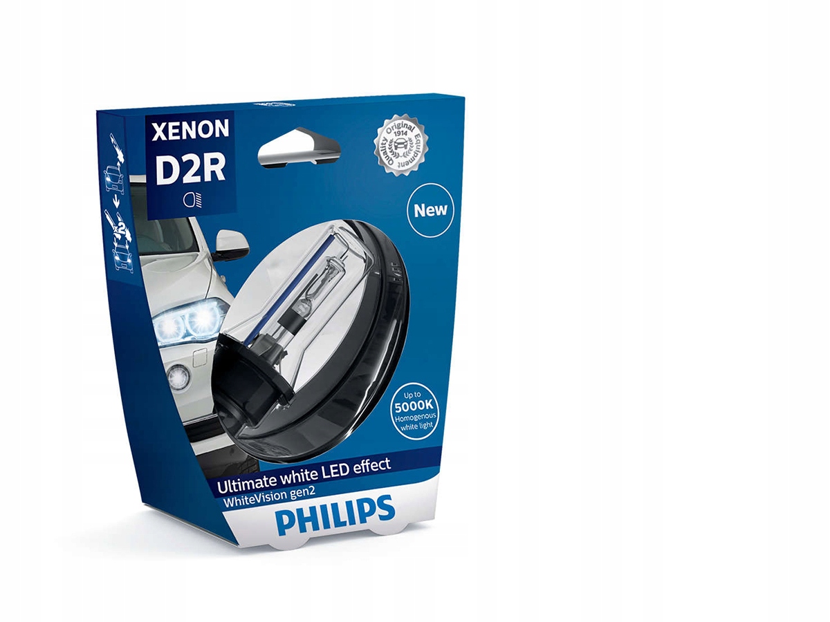 Philips Xenon WhiteVision D2R 1 ks blister