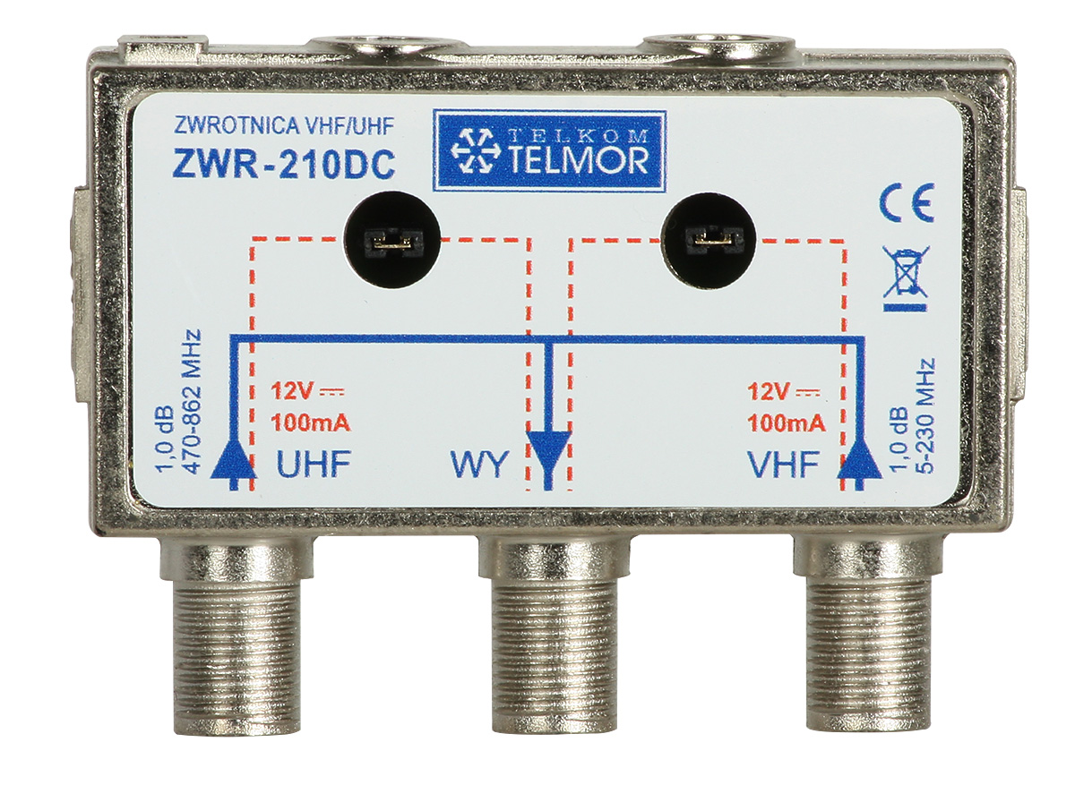 

Zwrotnica Antenowa ZWR-210DC Fm-vhf/uhf Abcv