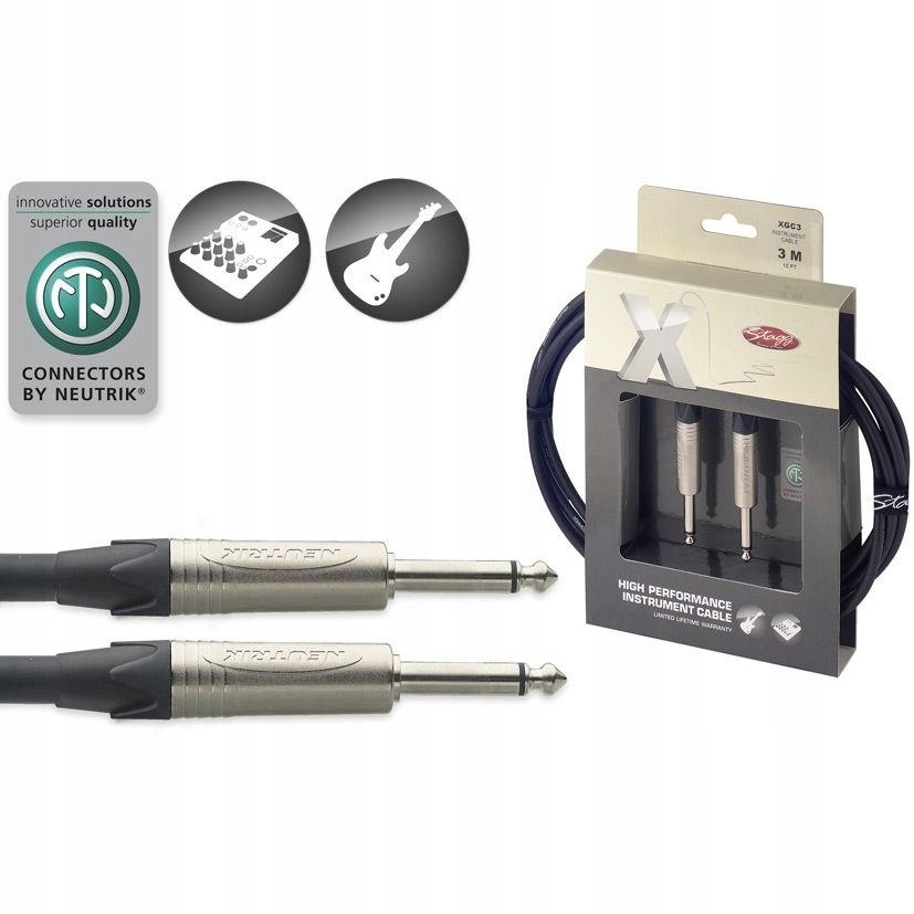 Stagg Xgc 3 kabel instrumentalny 3m