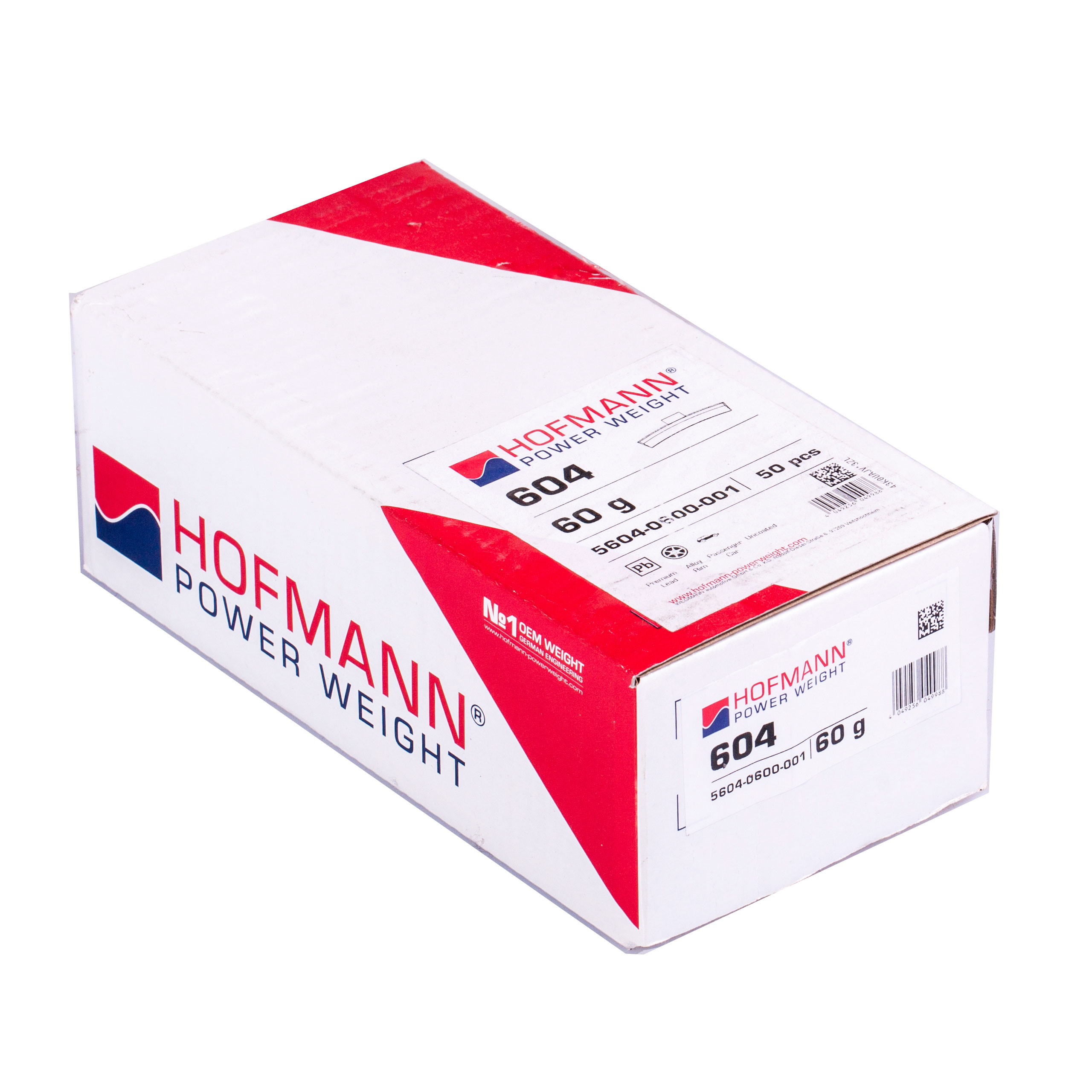 

Ciężarki 60g nabijane do felg Alu Hofmann orginal