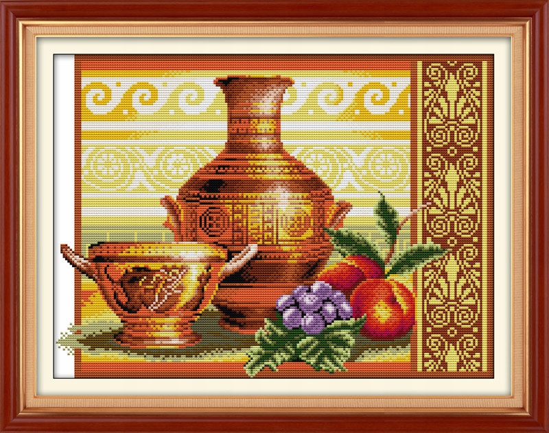 Kanva s potiskem sada (kanva, mulina)