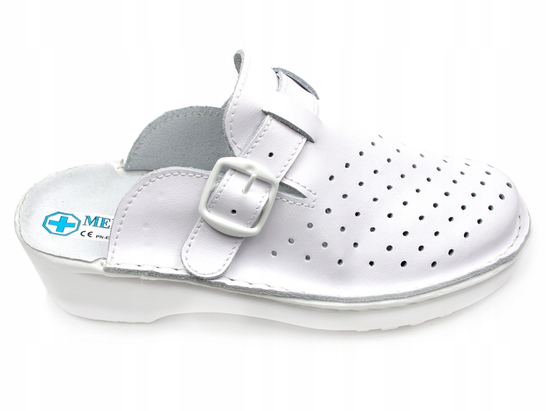 

Klapki Buty Medyczne Zdrowotne Guma I Skóra roz.39