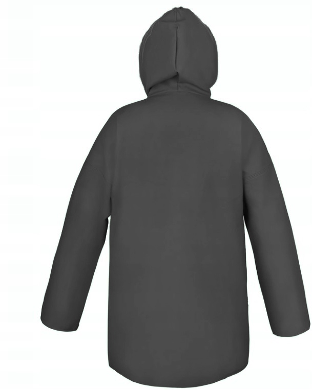 Kurtka Dla Wędkarza Jasnoszara Roz 58/XXL Przeciwdeszczowa Deszczówka Zamek Marka inna
