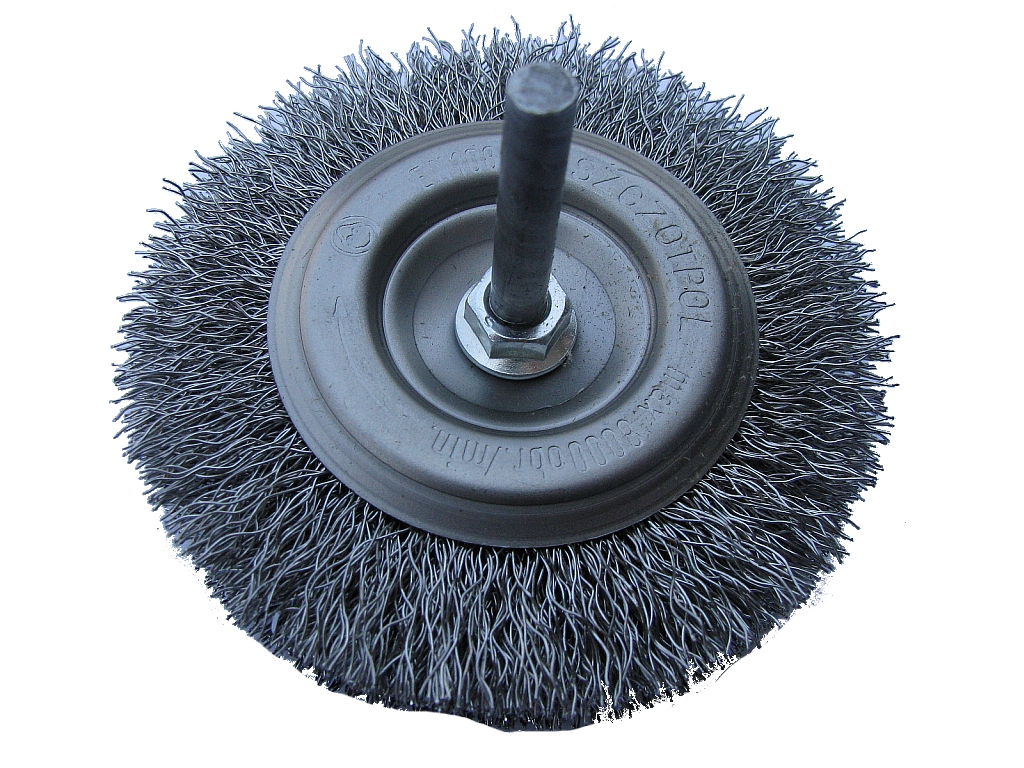 SZCZOTKA TARCZOWA FI 60 TRZPIEŃ STALOWA (006-ASW)