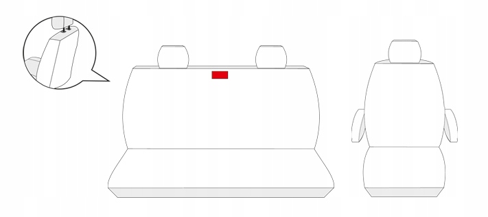 VW T6 BUS od 2015 POKROWCE DOPASOWANE P1 Rodzaj Dedykowane