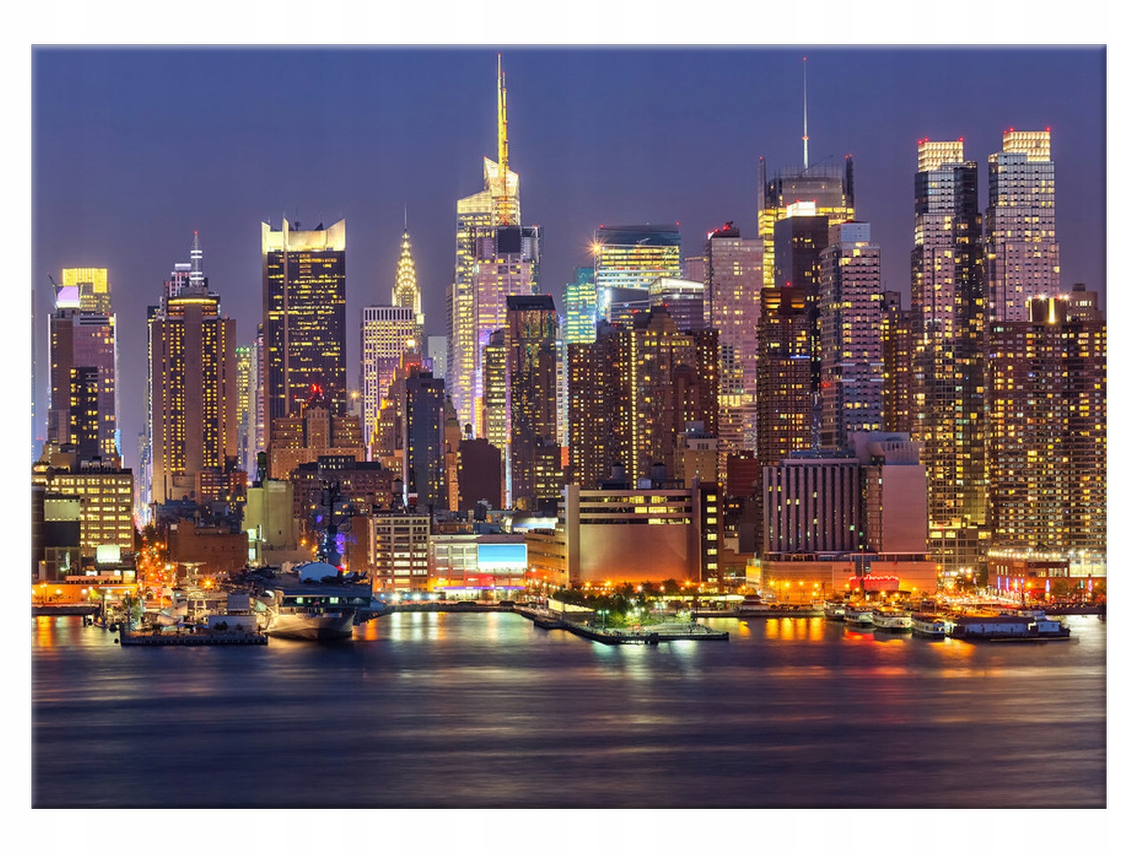 

Obraz Miasto Manhattan at night 70x50 Morze