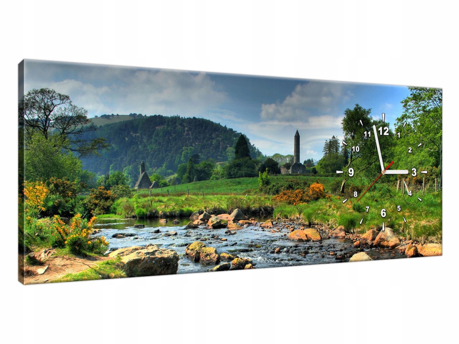 

Obraz Z Zegarem 100x40cm Salon, Kuchnia W Dolinie