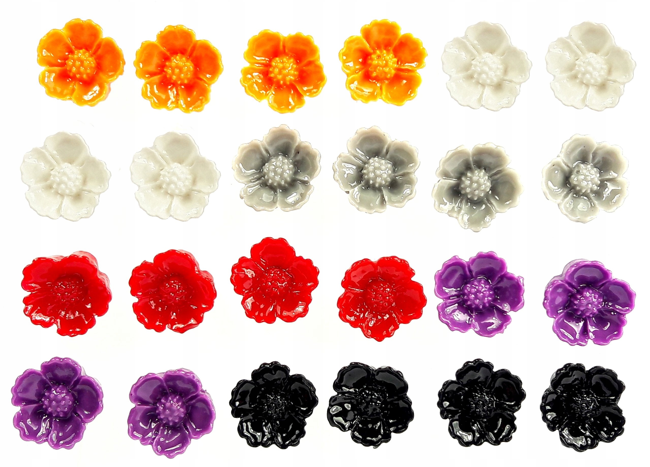 

KH503 Kolczyki Kwiaty -12 Par Hurt