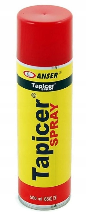 

Klej Tapicer spray 500ml Tkanina Podsufitka Gąbka