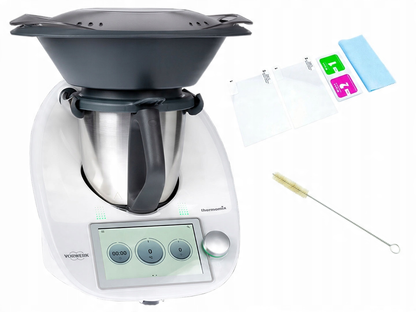 

Thermomix TM6 szczoteczka do noży + folia na ekran