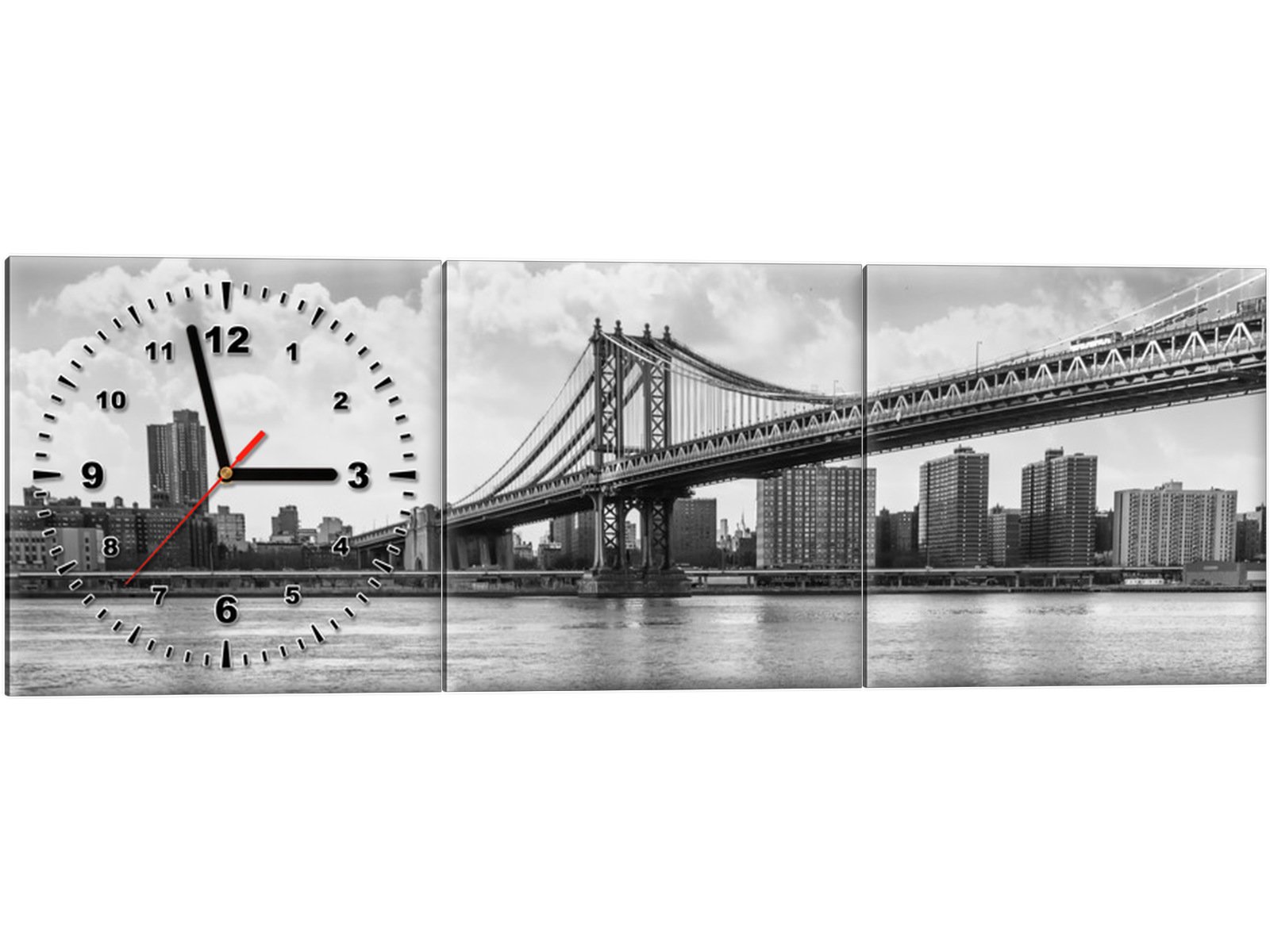 

Obrazy z zegarem 90x30 obraz na ścianę ścienny Ny