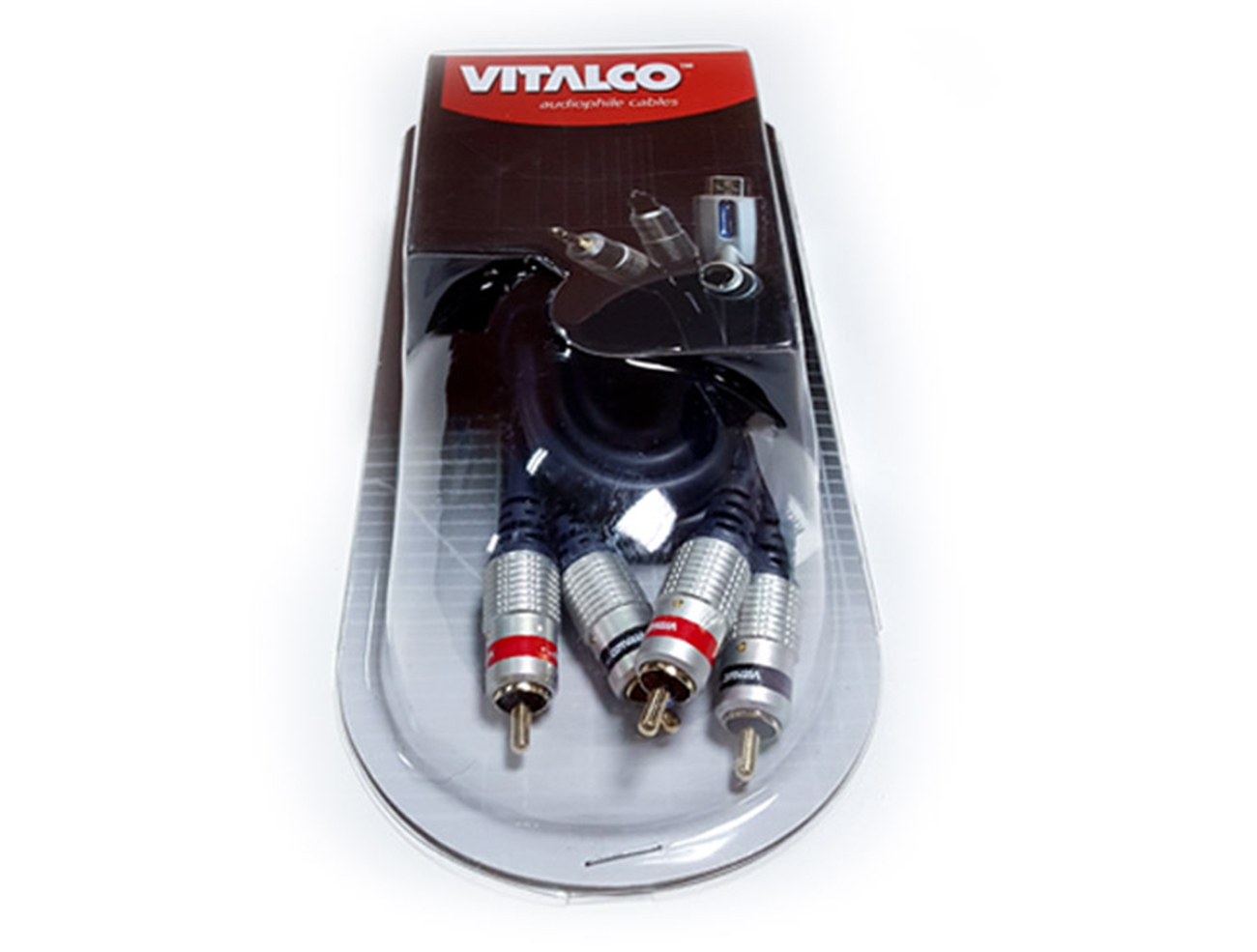 

Kabel 2x Rca - 2x Rca Chinch 0,5m Vitalco Hi-end