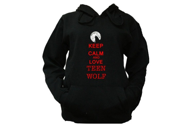 

Ciepła Bluza Kaptur Wzory Teen Wolf Wilkołak